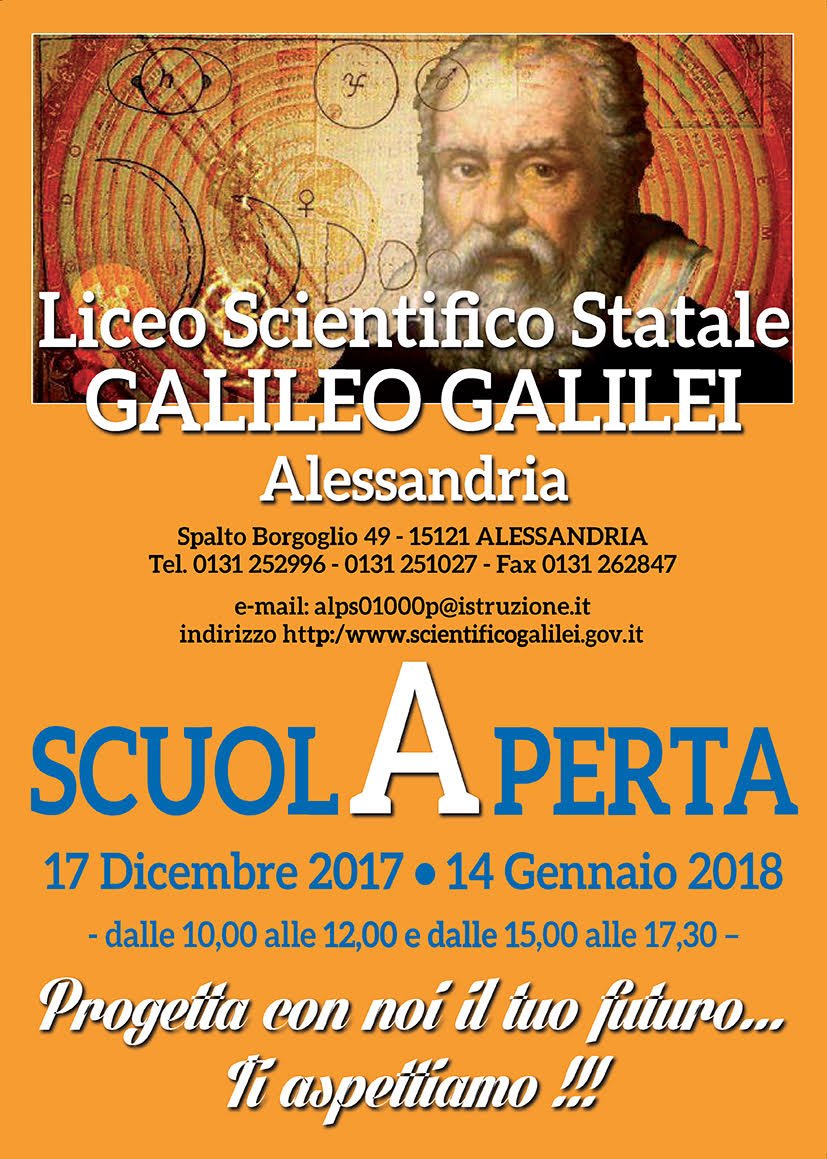 Domenica 14 il Galilei di Alessandria mostra le sue qualità