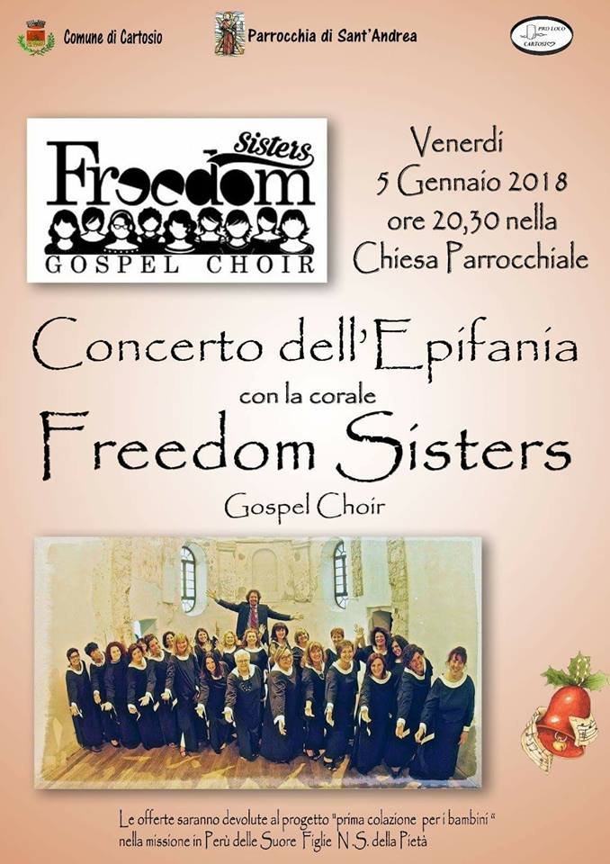 Concerto dell’Epifania con le Freedom Sisters