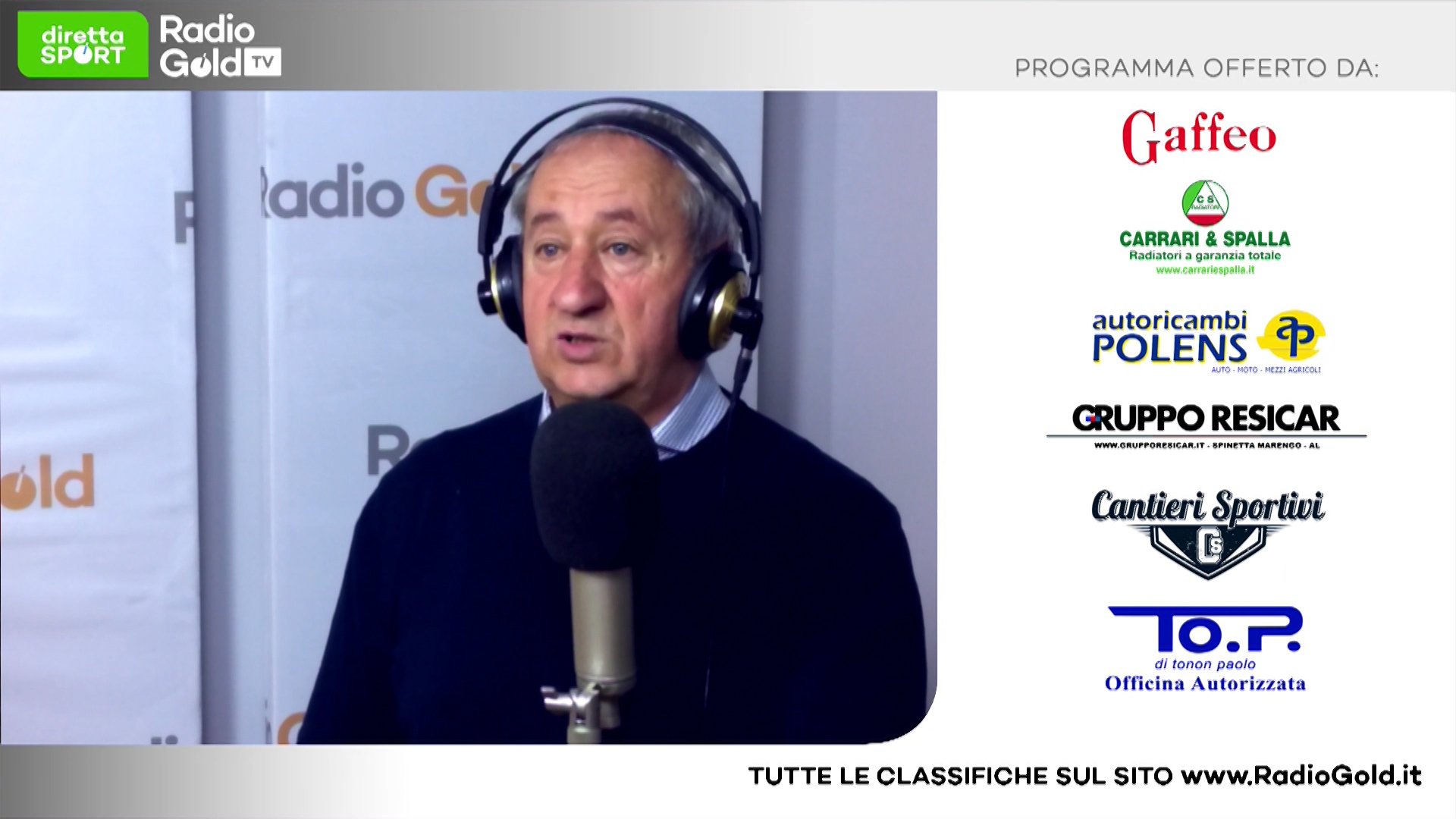 Serie D: su Radio Gold Tv il presidente Cosimo Curino