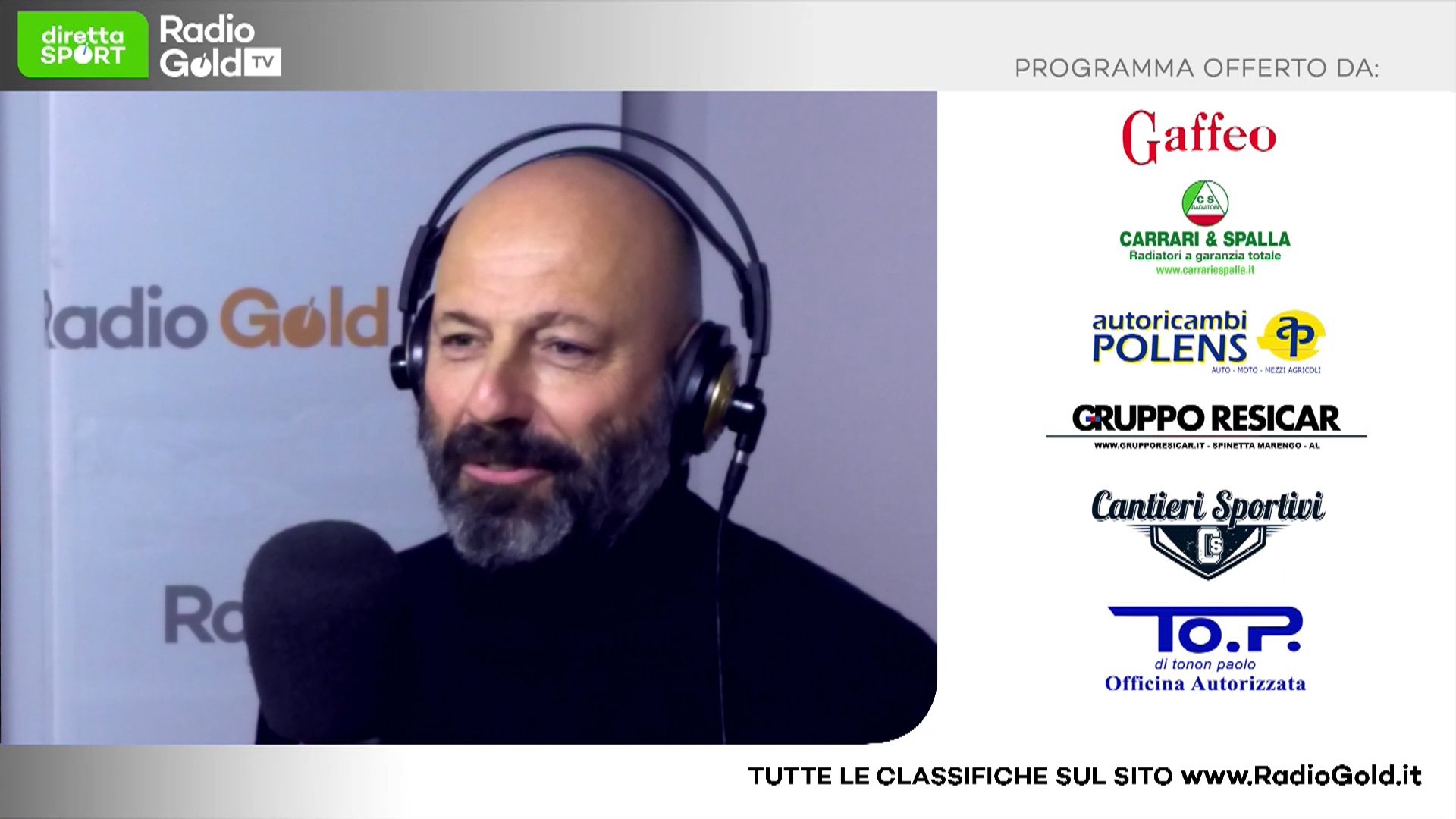 Serie D e Eccellenza: su Radio Gold Tv mister Fabio Nobili