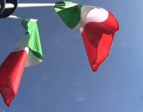 Tricolore al vento in Cittadella, nella giornata dell’Unità d’Italia