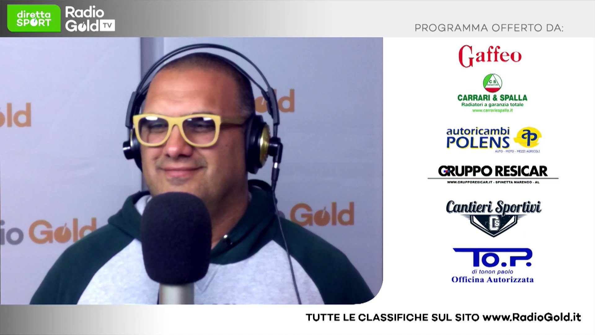 Prima Categoria: su Radio Gold Tv mister Fabio Marletta