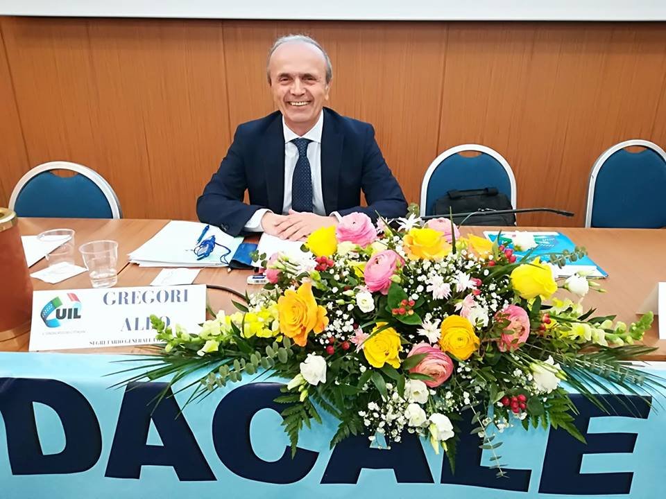 Aldo Gregori riconfermato Segretario Generale Uil Alessandria
