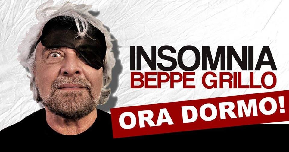 Beppe Grillo con “Insomnia- ora dormo!”
