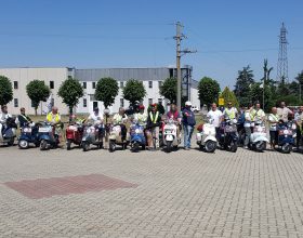A Basaluzzo con la Vespa da tutto il Nord
