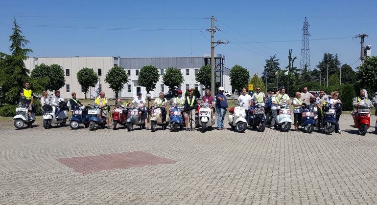 A Basaluzzo con la Vespa da tutto il Nord