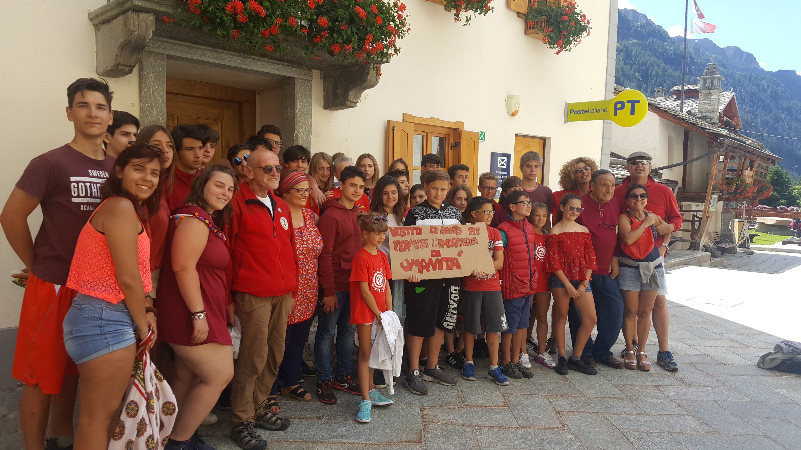 Anche in Val d’Aosta giovani alessandrini in rosso per Libera