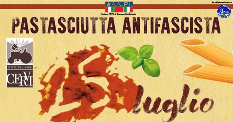 Pastasciutta antifascista a Camagna Monferrato