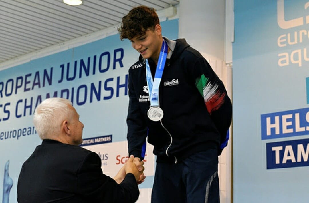 Nuoto: brilla l’argento di Alessandro Fusco agli Europei Juniores