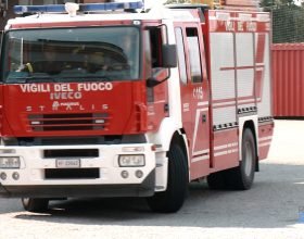 Incendio in una ditta di trasporti di Pozzolo Formigaro