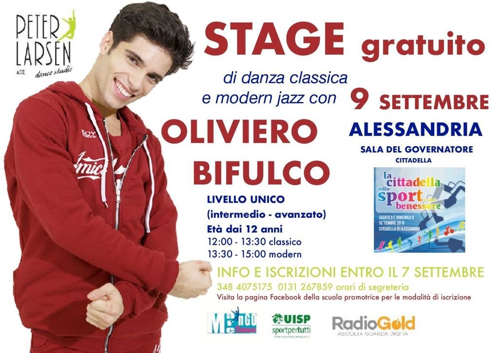Stage di danza con Oliviero Bifulco