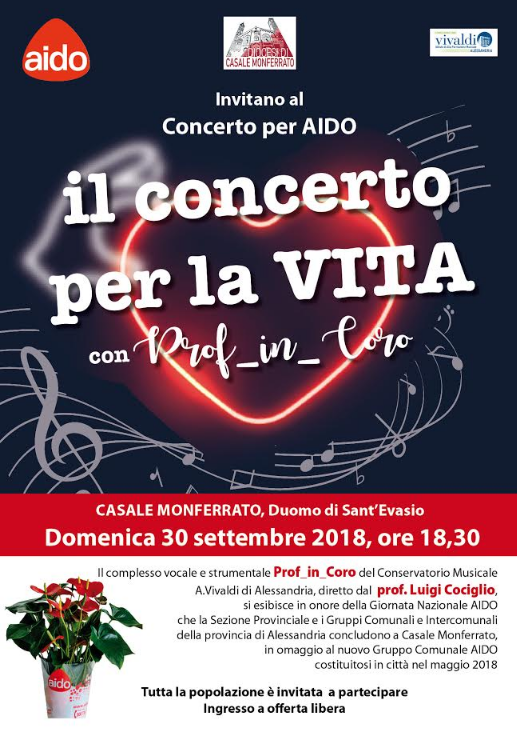 Giornata Nazionale AIDO – Concerto a Casale Monferrato