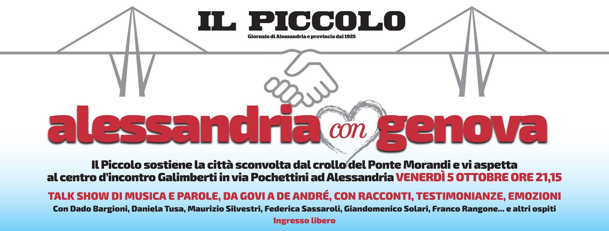 Il Piccolo avvicina Alessandria a Genova