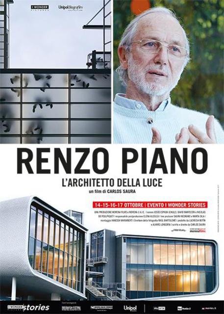 Renzo Piano – L’Architetto della Luce al cinema Uci