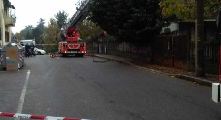 Pianta a rischio caduta a Valle San Bartolomeo: pompieri in azione