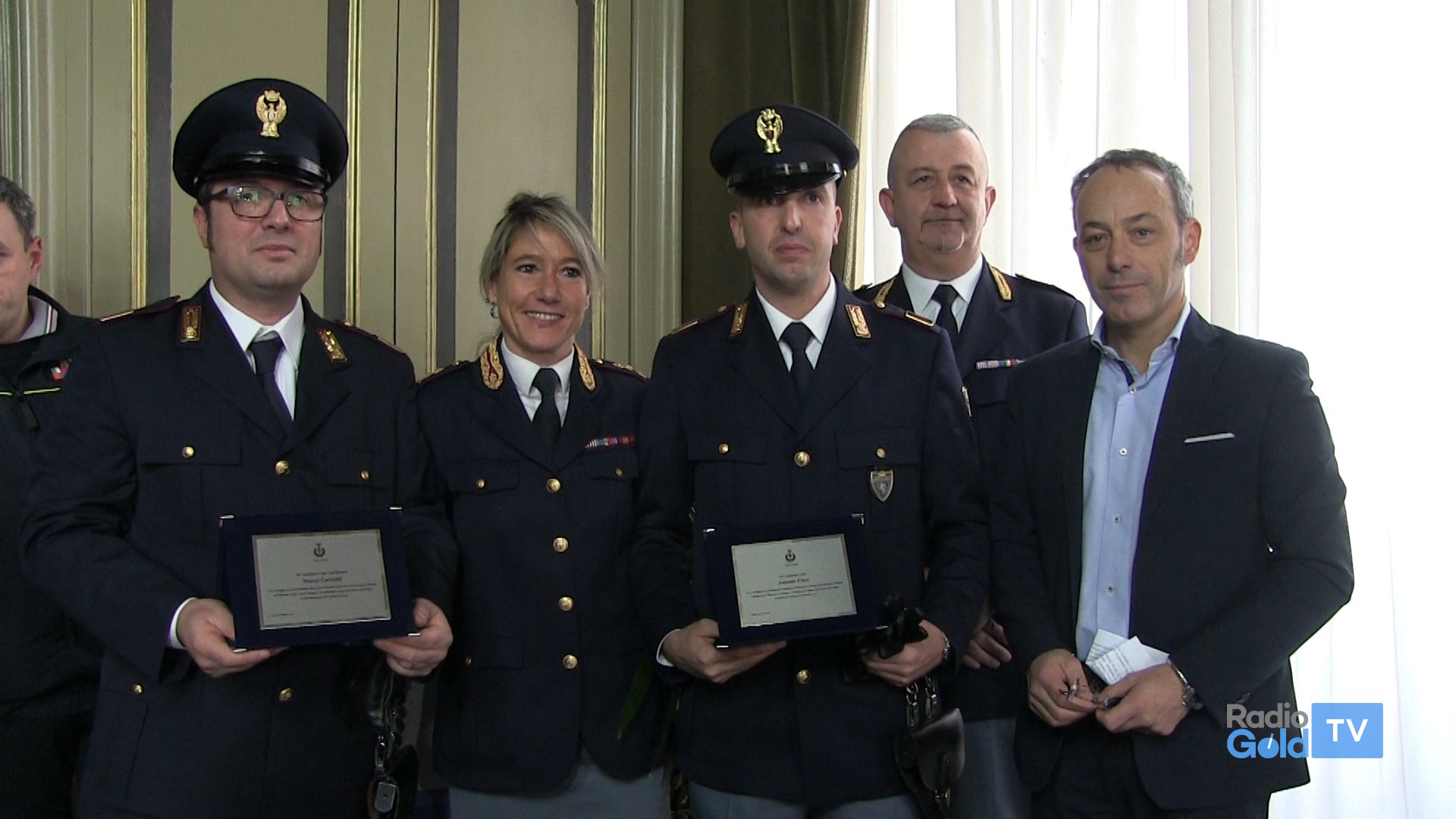 Ovada premia i due poliziotti della Stradale intervenuti dopo il crollo del Ponte Morandi