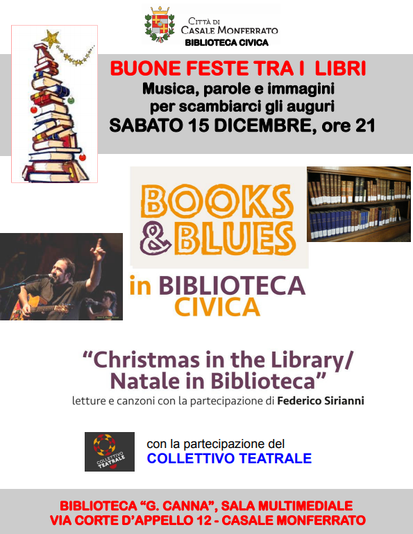 Books&Blues: Musica in Biblioteca per Natale