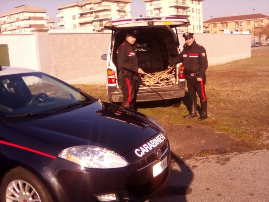 Più di 400 chili di rame rubato a Occimiano: una denuncia