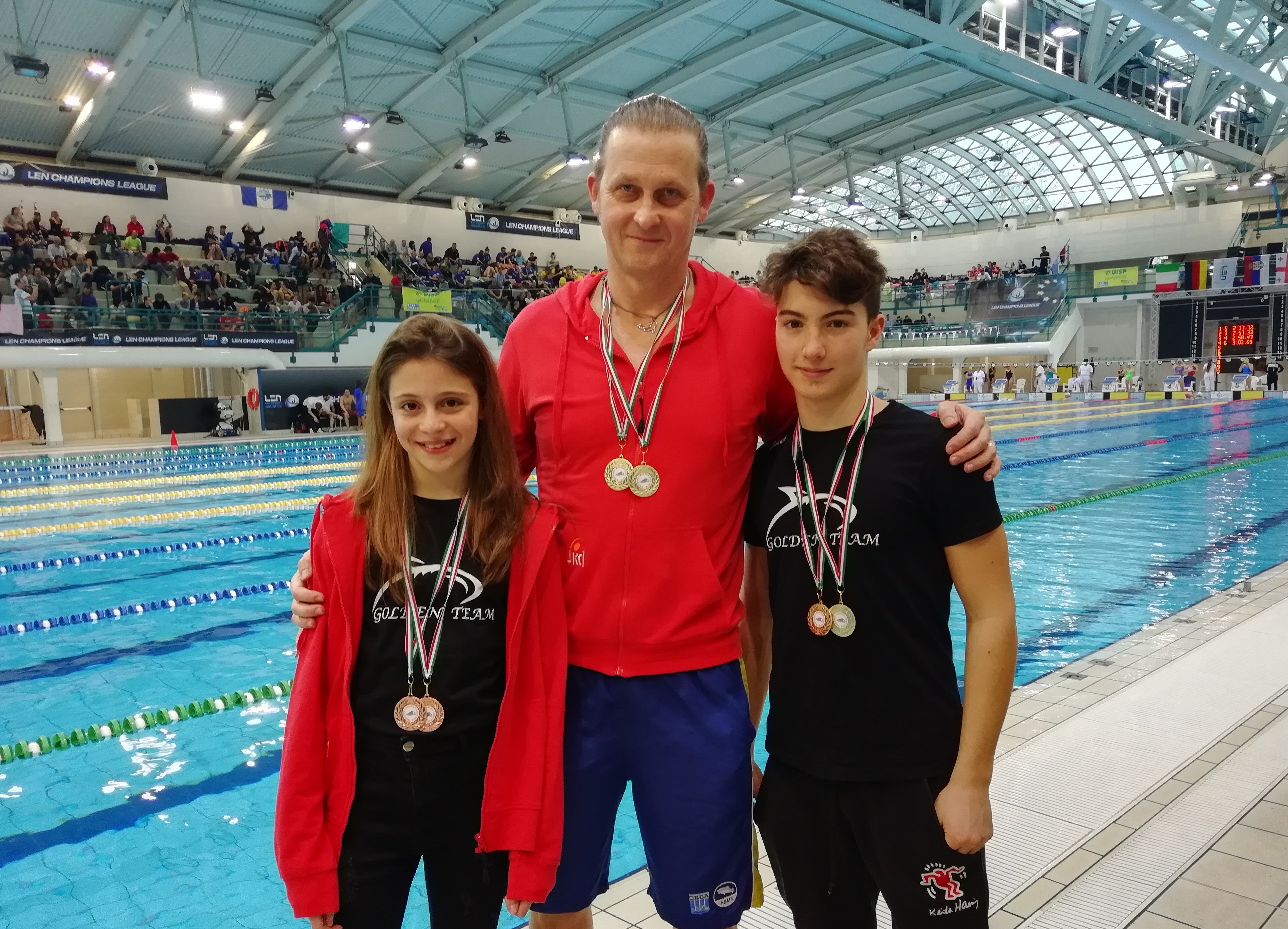 Nuoto: Kormendi e Tartara del Golden Team primi ai campionati invernali