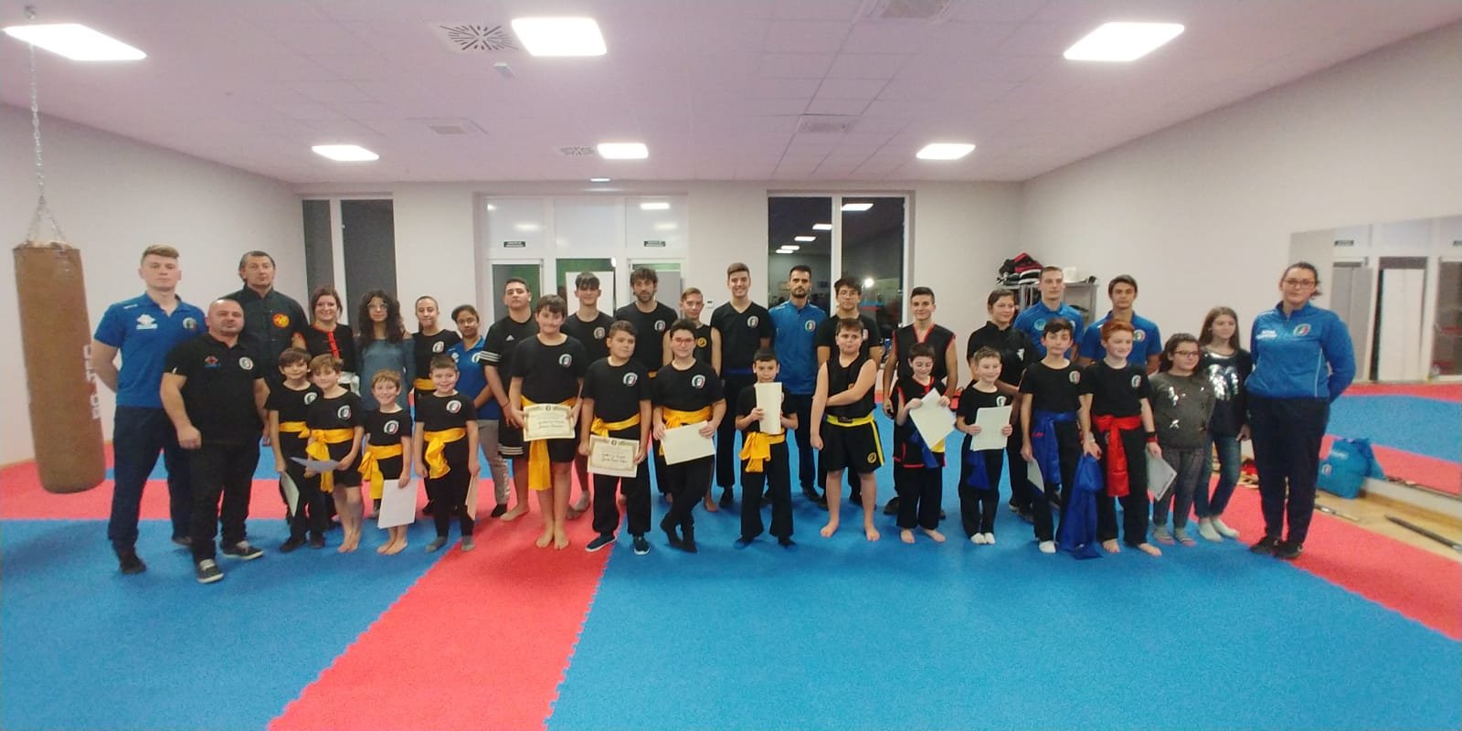Accademia Wushu Sanda Alessandria: ventidue atleti cambiano cintura