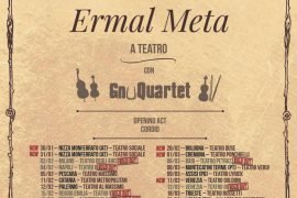 Ermal Meta: parte da Nizza Monferrato il nuovo tour teatrale
