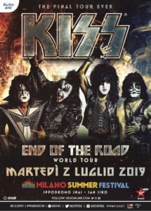 I Kiss annunciano l’unica data italiana del loro tour d’addio