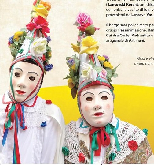 Alla Lachera di Rocca Grimalda anche le maschere del Carnevale sloveno