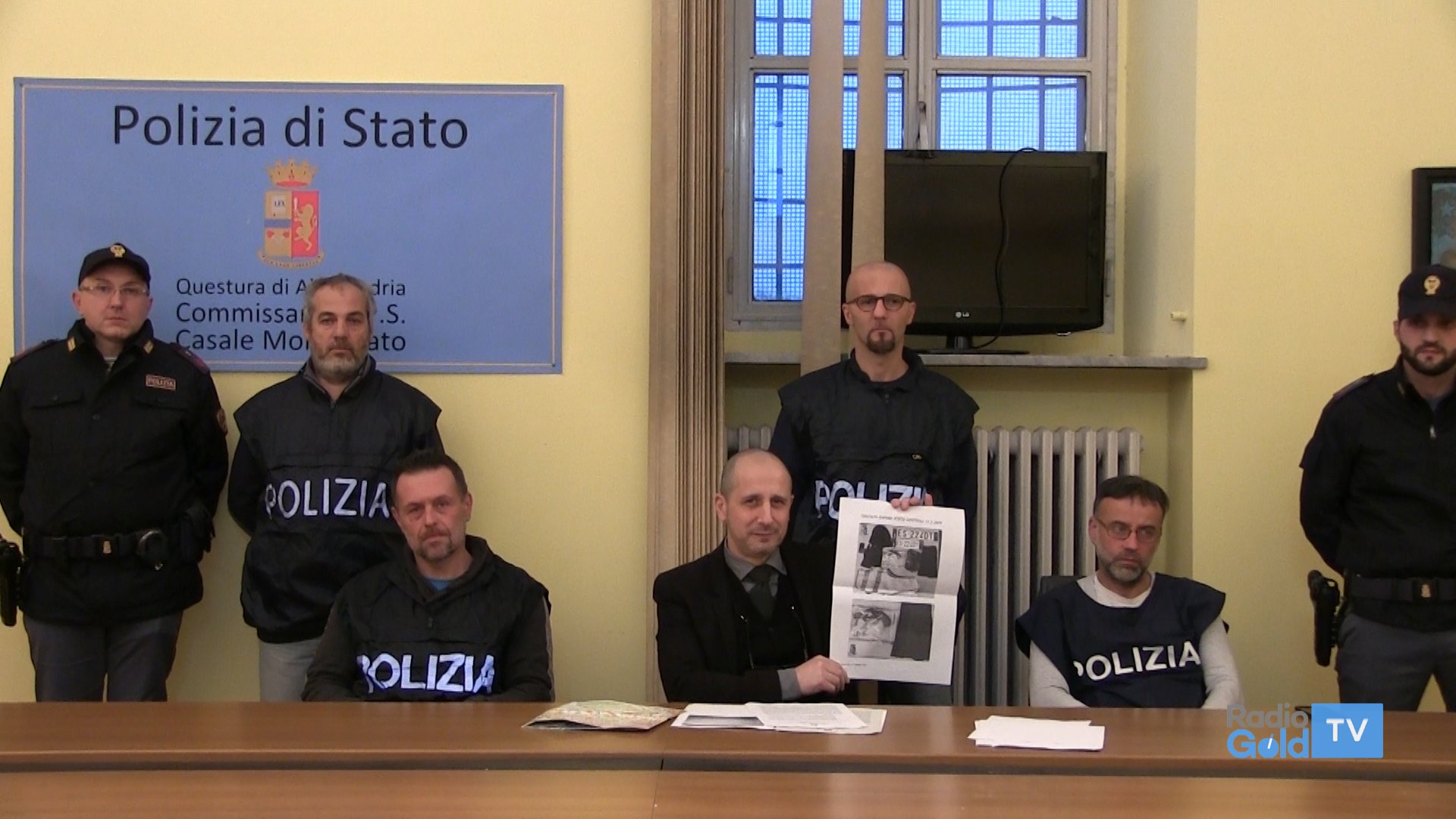 Polizia Casale Monferrato Tentata Rapina Poste 11 febbraio