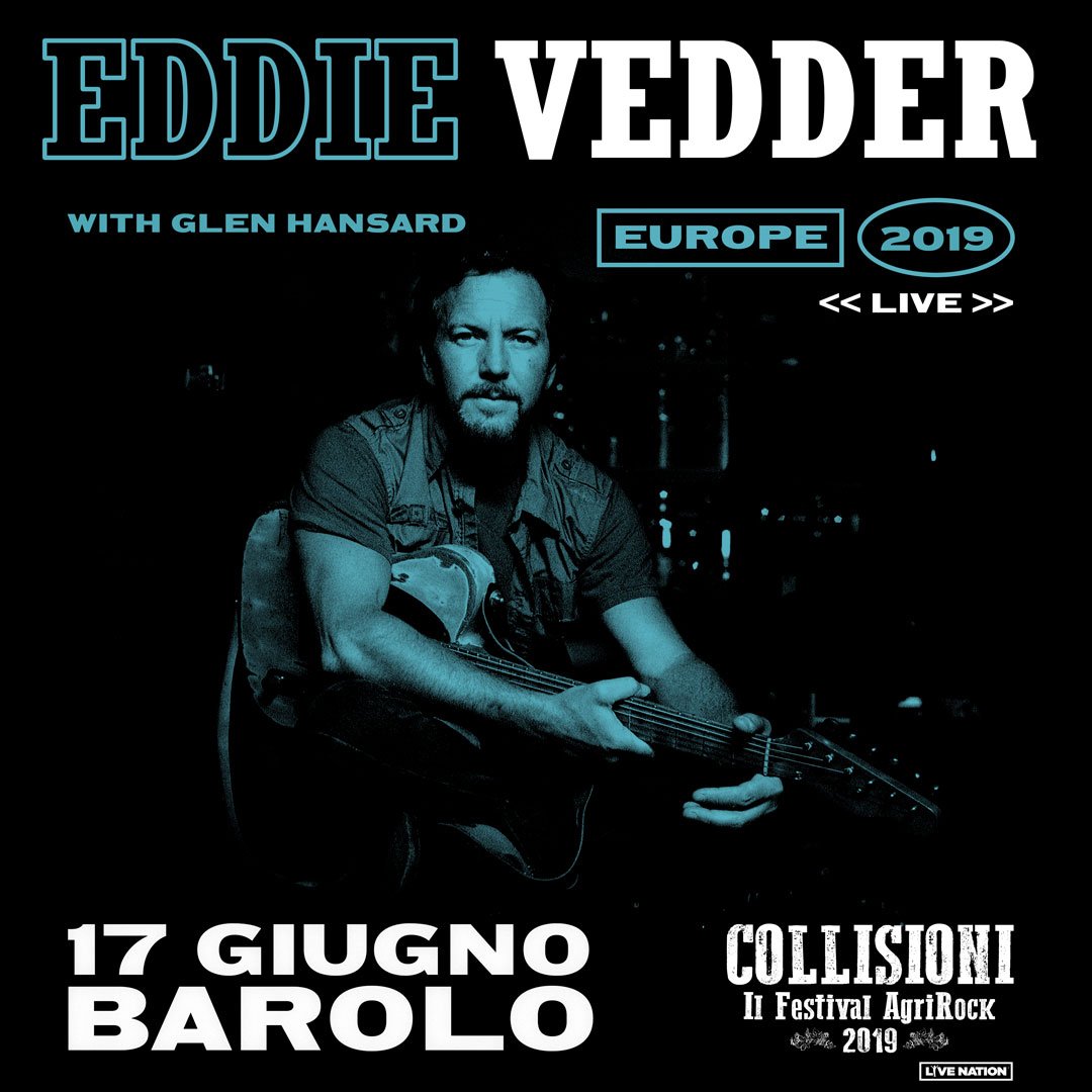 Eddie Vedder è il super-ospite di Collisioni 2019
