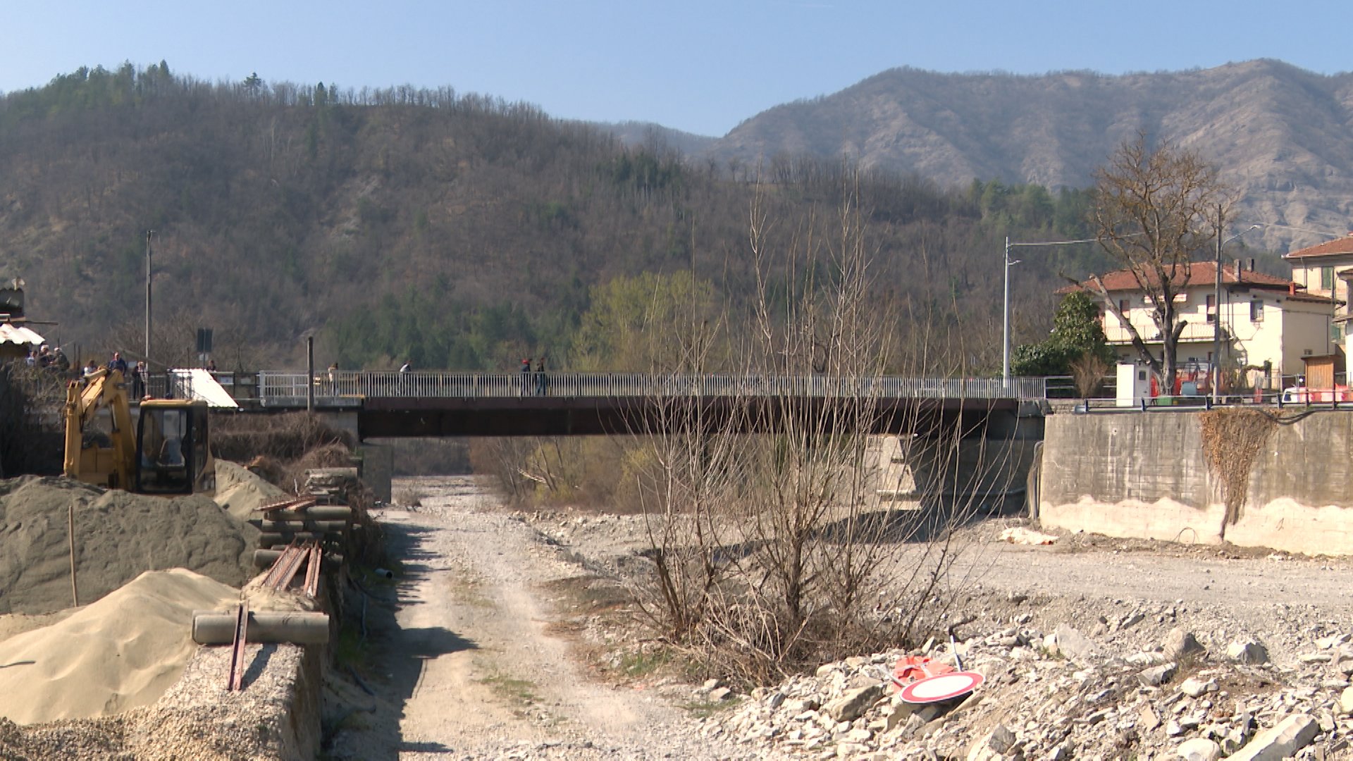 Inaugurato il nuovo ponte ad Albera Ligure