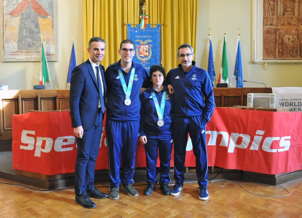 Scioscio e Bragato medaglie d’argento ai Giochi Mondiali Special Olympics di Abu Dhabi