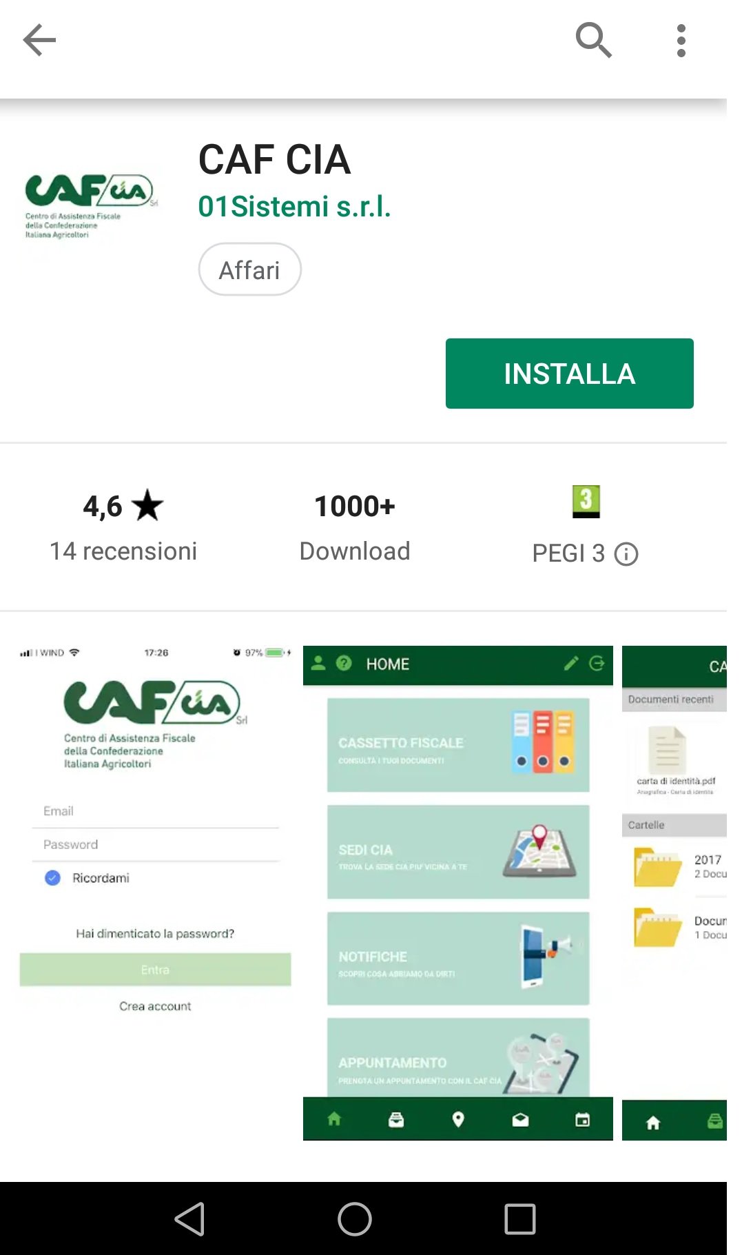 App Caf Cia