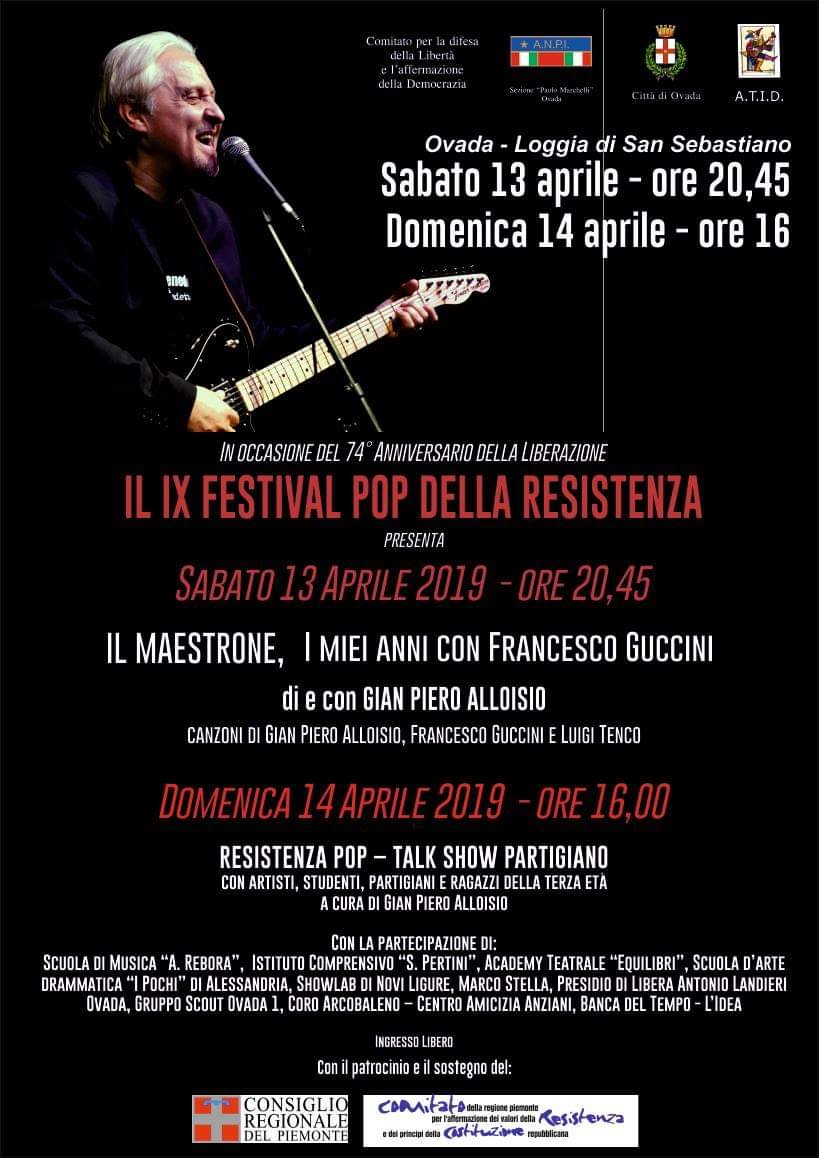 IX edizione del Festival Pop della Resistenza a Ovada