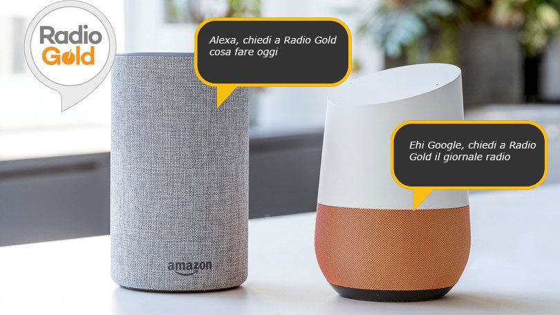Radio Gold sugli smart speaker: con Alexa e Google è a portata di voce