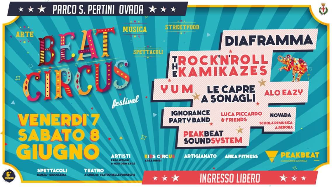 Beat Circus Festival arriva alla sua quinta edizione il 7 e 8 Giugno