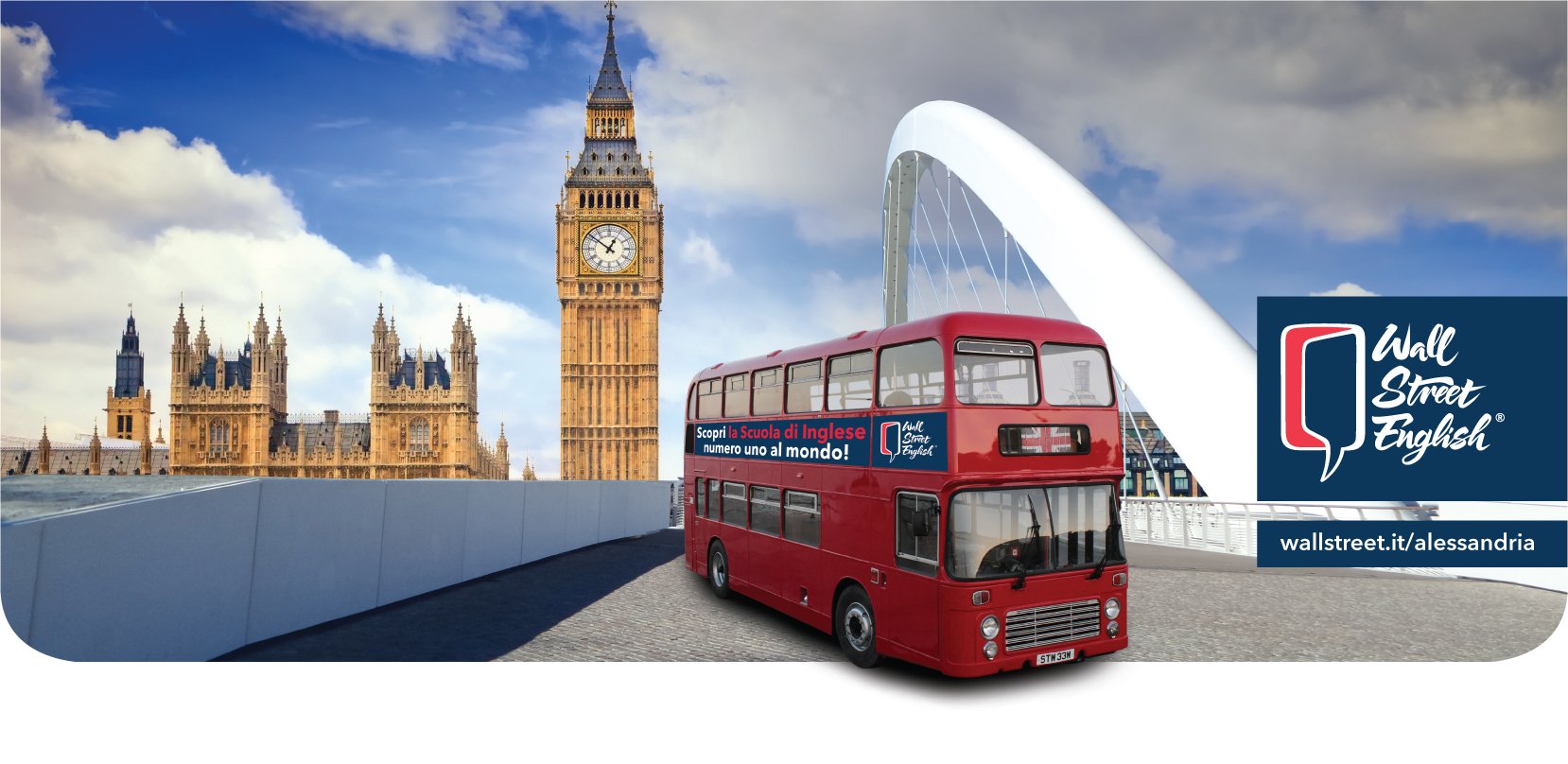Il viaggio per conoscere l’inglese inizia dal London Bus di Wall Street English