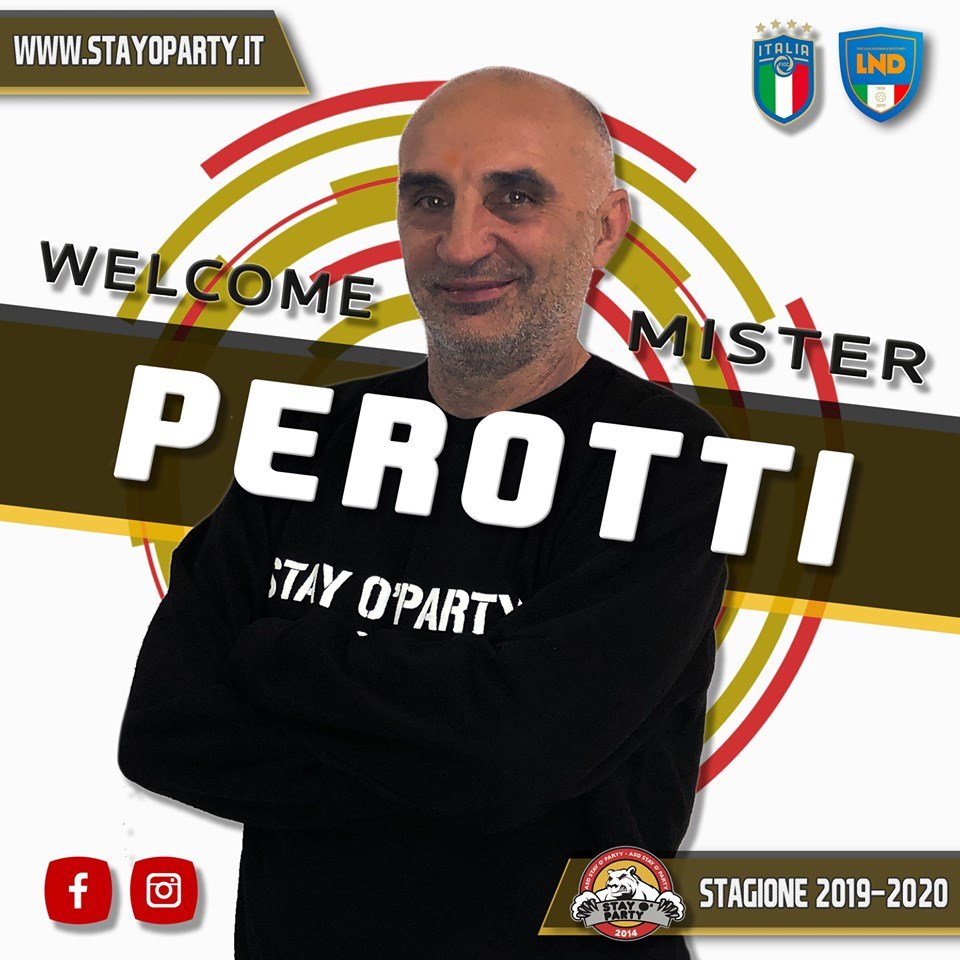 Stay O’Party: Claudio Perotti è il nuovo allenatore