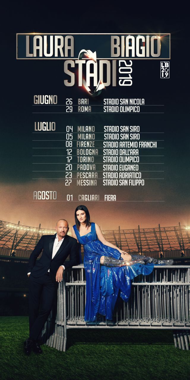 Laura Biagio Stadi 2019 al via il 26 giugno il tour in 10 stadi