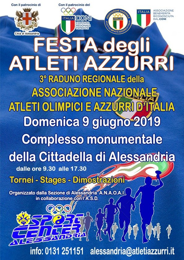 Festa degli Atleti Azzurri 2019: domenica tutti in Cittadella