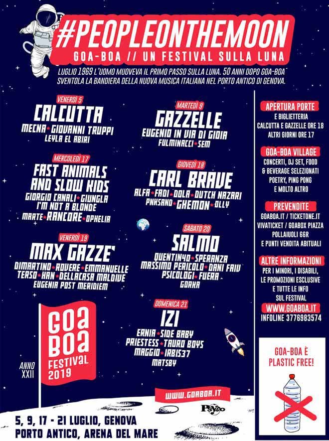 Dal 5 luglio a Genova torna il Goa-Boa Festival