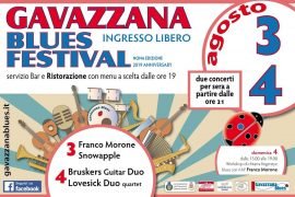Il 3 e 4 agosto torna il Gavazzana Blues festival