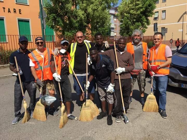 Tutti insieme per pulire Casale: la domenica di Federico Riboldi con i cittadini