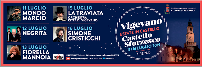 Estate in Castello 2019: dall’11 al 16 luglio a Vigevano