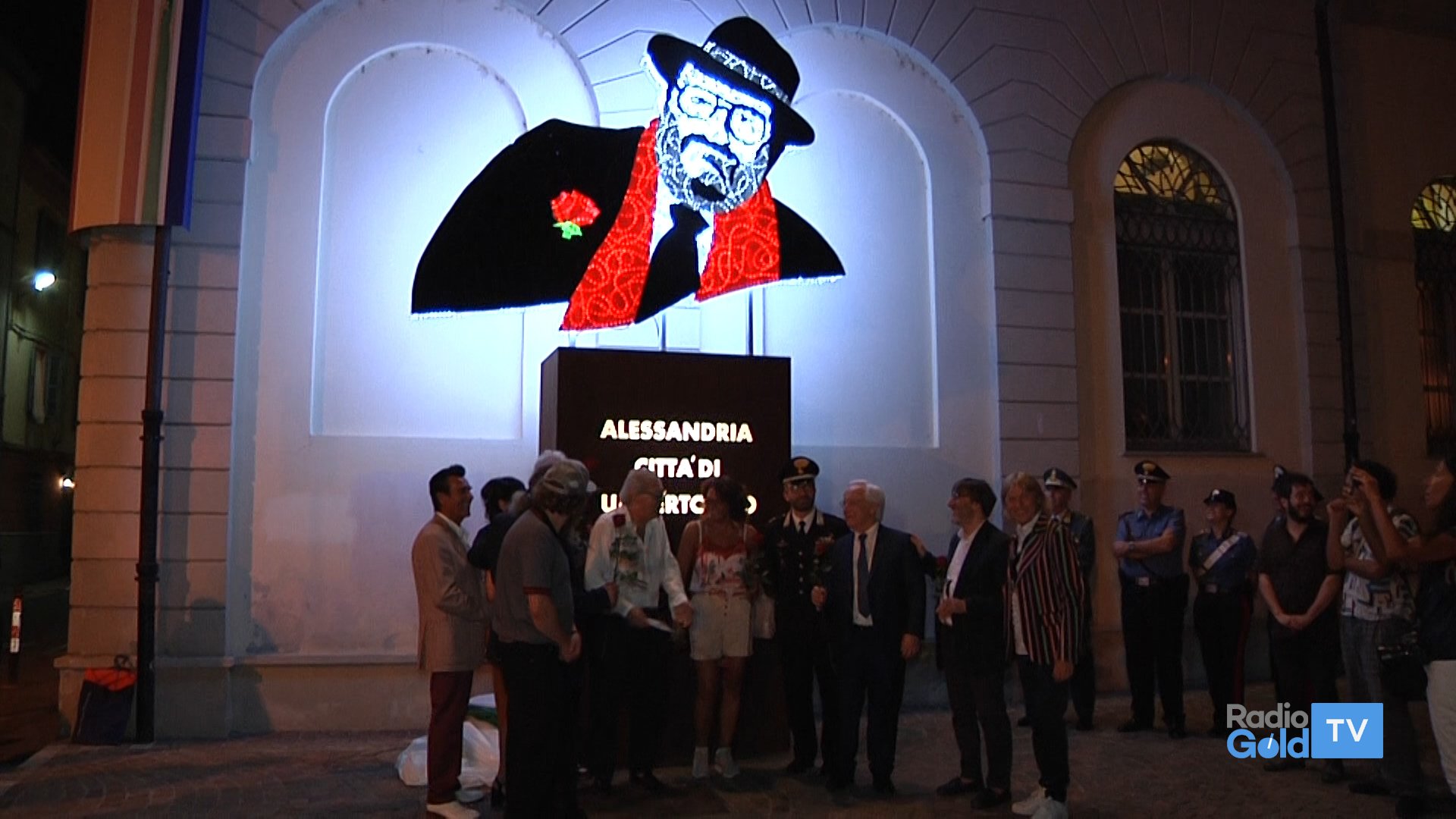 La luce di Umberto Eco illumina la Biblioteca di Alessandria