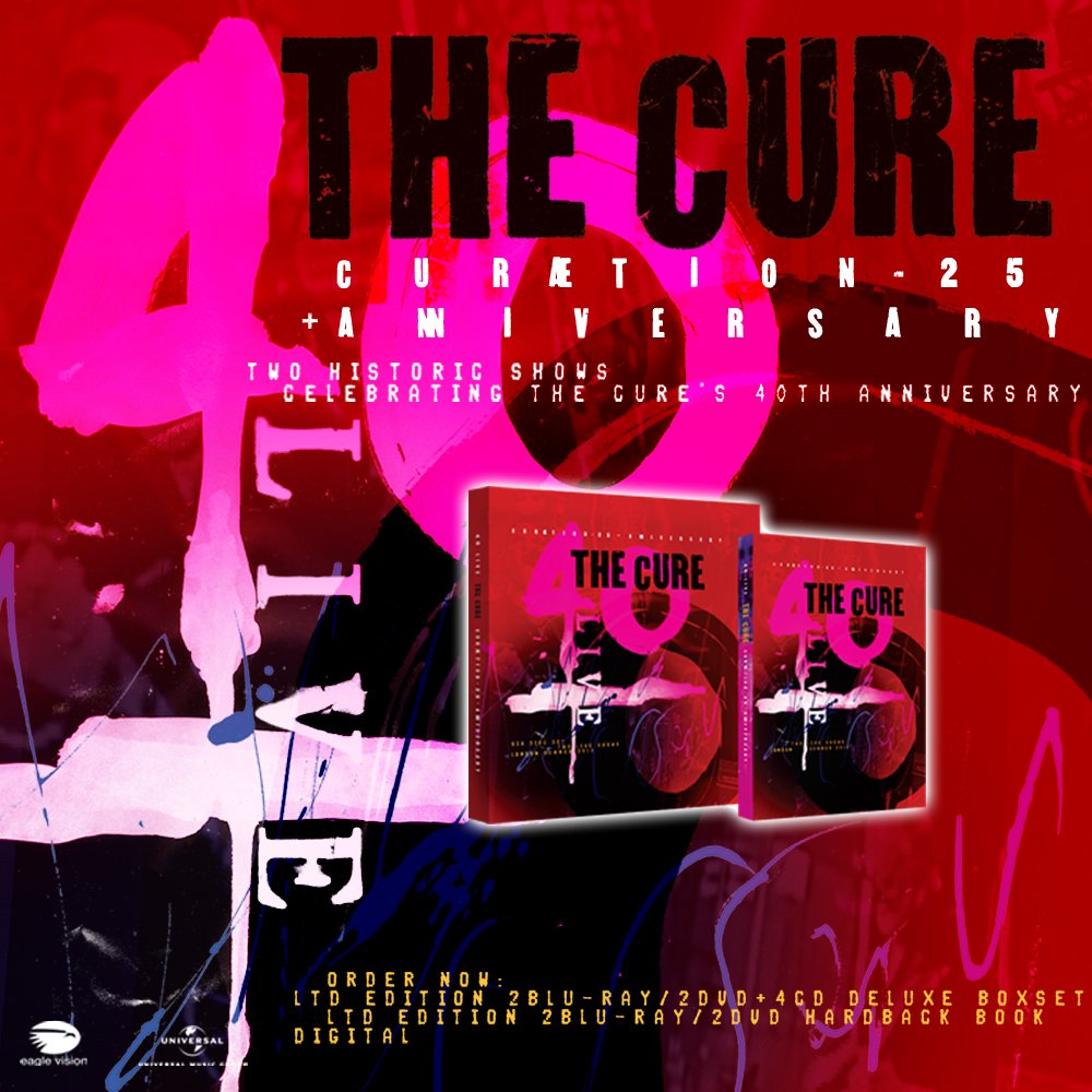 The Cure pubblicano il doppio DVD celebrativo di 40 anni di carriera