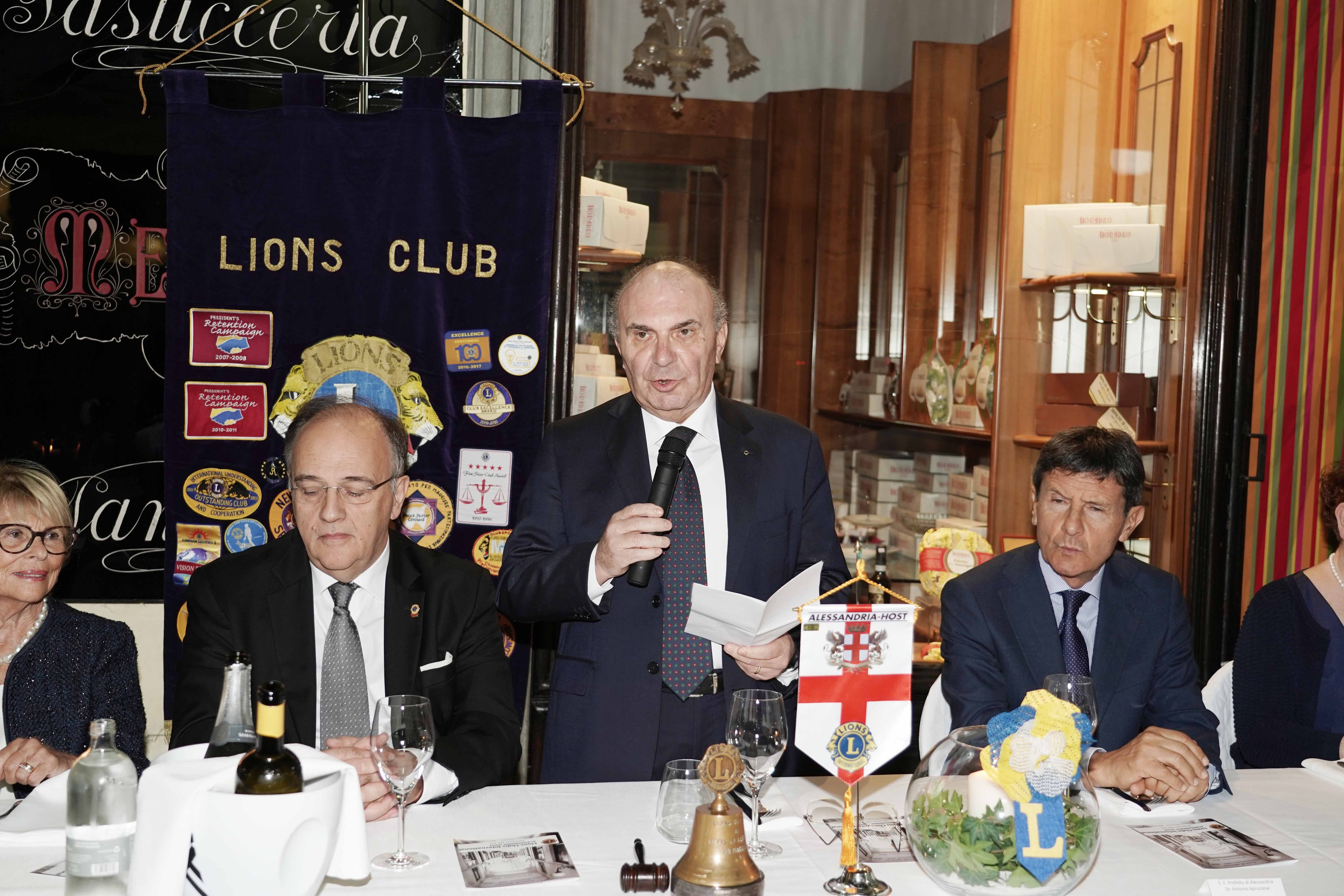 Lions Club Alessandria Host: Marco Caramagna nuovo presidente