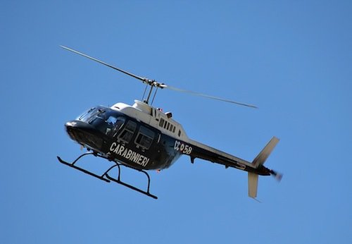 Anche l’elicottero dei Carabinieri per i controlli del territorio a Tortona