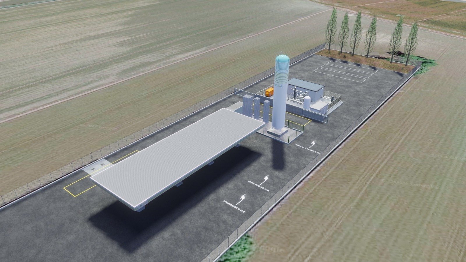 A Casale un impianto di liquefazione di metano a “chilometro zero”