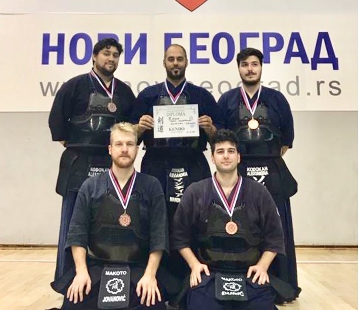 Kendo: Accademia Kodokan Alessandria bronzo al torneo di Belgrado