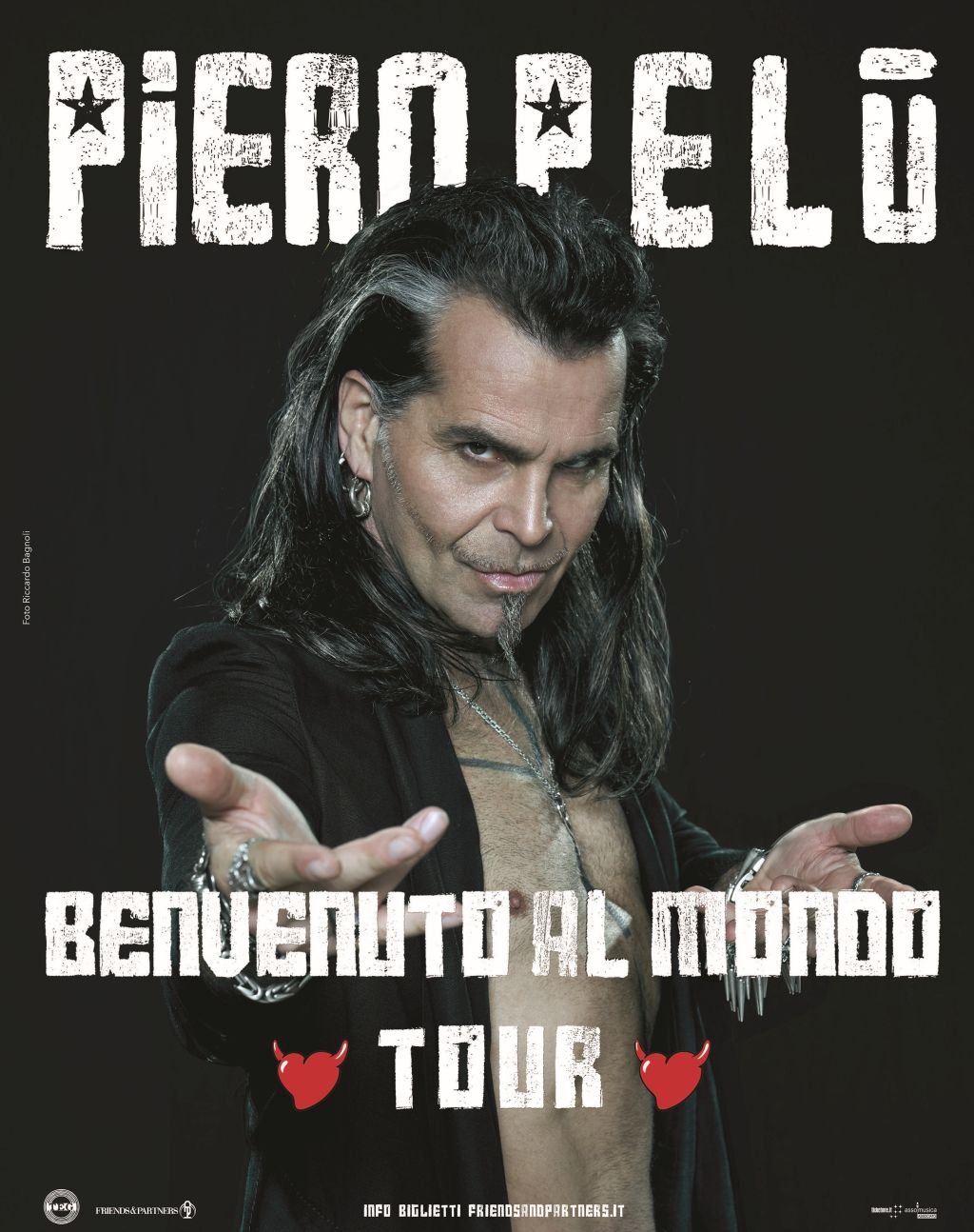 Dal 13 novembre Piero Pelù torna live con “Benvenuto Al Mondo Tour”